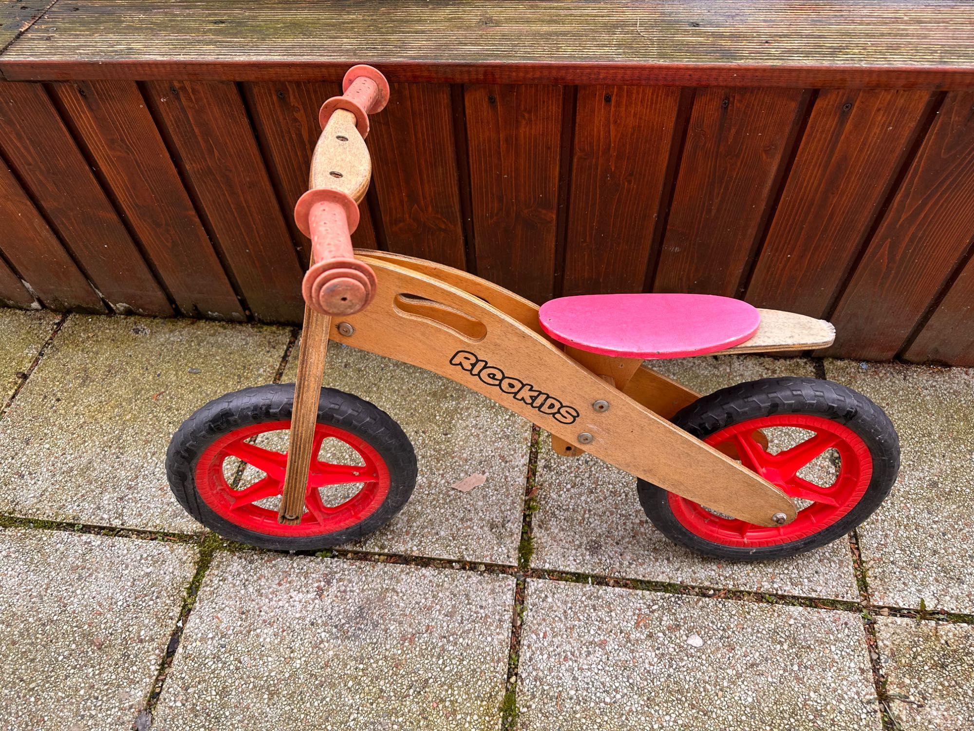 Rowerek biegowy dla dziecka RICOKIDS drewniany