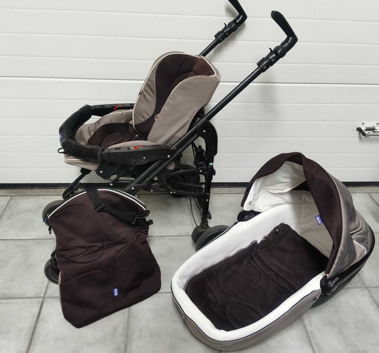 Chicco / Carrinho + caminha de bebe + bolsa - usado bom estado - 25€