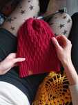 Zimowa czapka beanie Anna S 100% merynos różne kolory