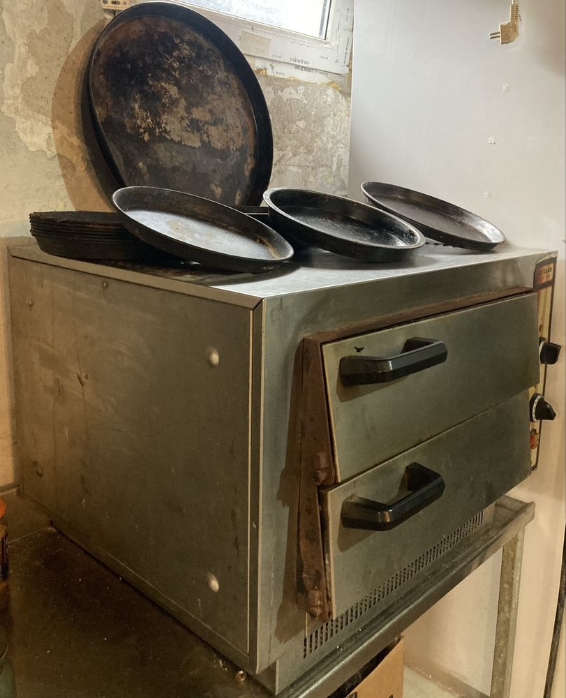 Piec do pizzy 2 komory 50/50 cm