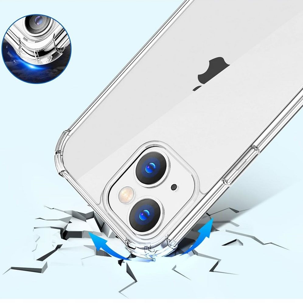 Etui Do Apple Iphone 15 Anti-Shock Crystal Case +Szkło 9H