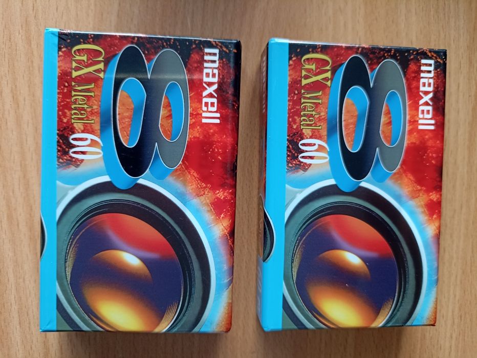 Cassetes câmaras video VHS-c 8mm