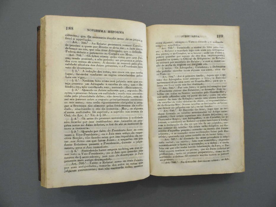 Livro Novissima Reforma Judiciaria - 1841