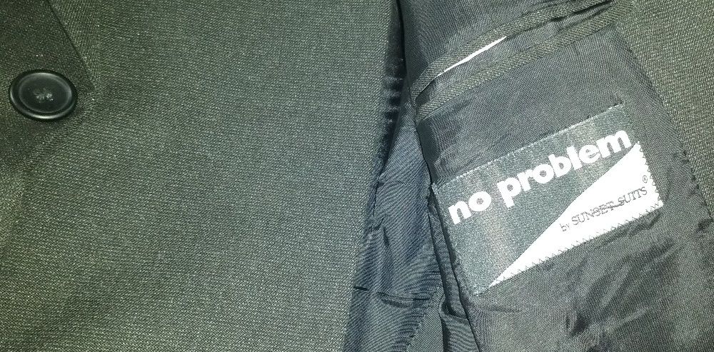 garnitur ciemny grafit No Problem by Sunset Suits r.176