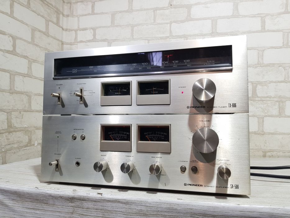 Стрілки! Hi-Fi Стійка підсилювач PIONEER SA-506, тюнер TX-606,*2x35 Вт