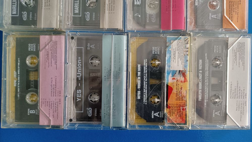 Kasety magnetofonowe Marillion i inne