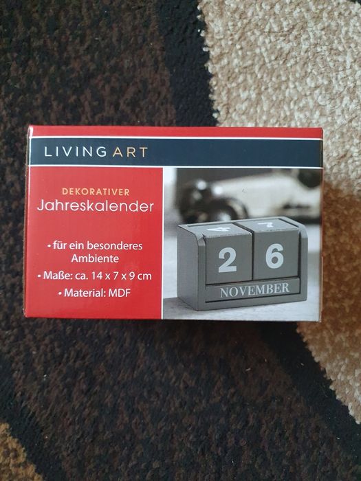 Nowy kalendarz wieczny, drewniany