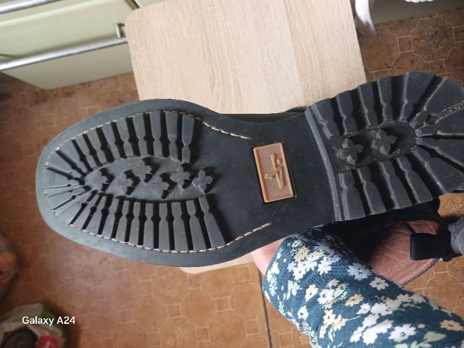 Мужские ботинки кожа