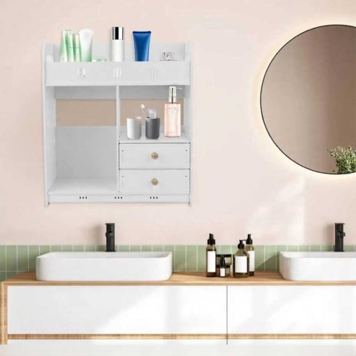 Шафа-органайзер для ванної кімнати, Органайзер-комод,Полиці для ванної