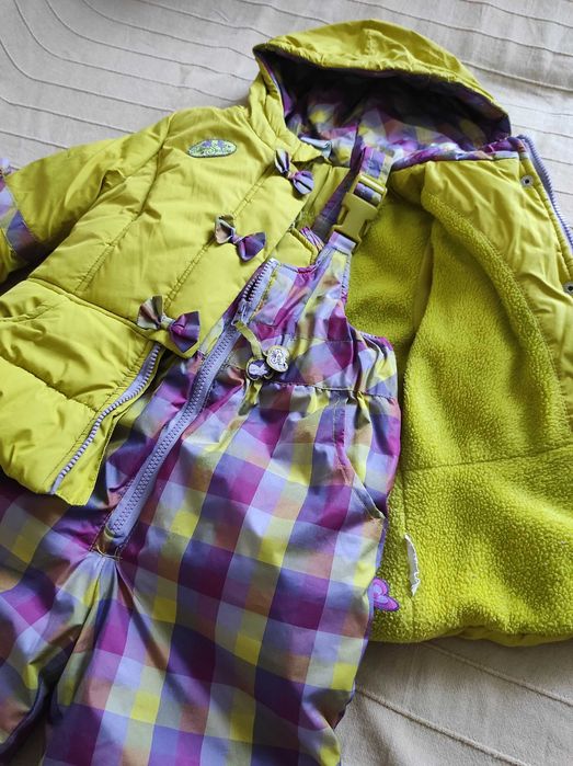 Cocodrillo Komplet kombinezon zimowy kurtka rękawiczki