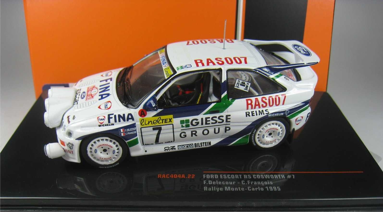 Ixo - Ford Escort RS Cosworth -2º Monte Carlo 1995 - François Delecour