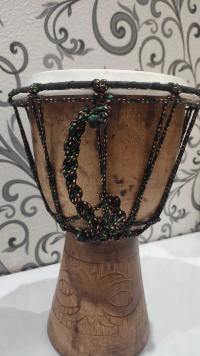 Джембе ручної роботи 8" дерево шкіра ударна установка ударная