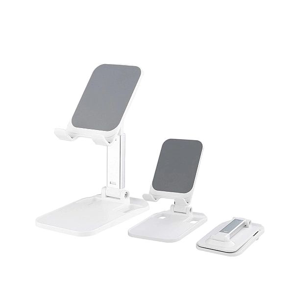 Wozinsky stojak na telefon na biurko stojak na tablet składany biały (