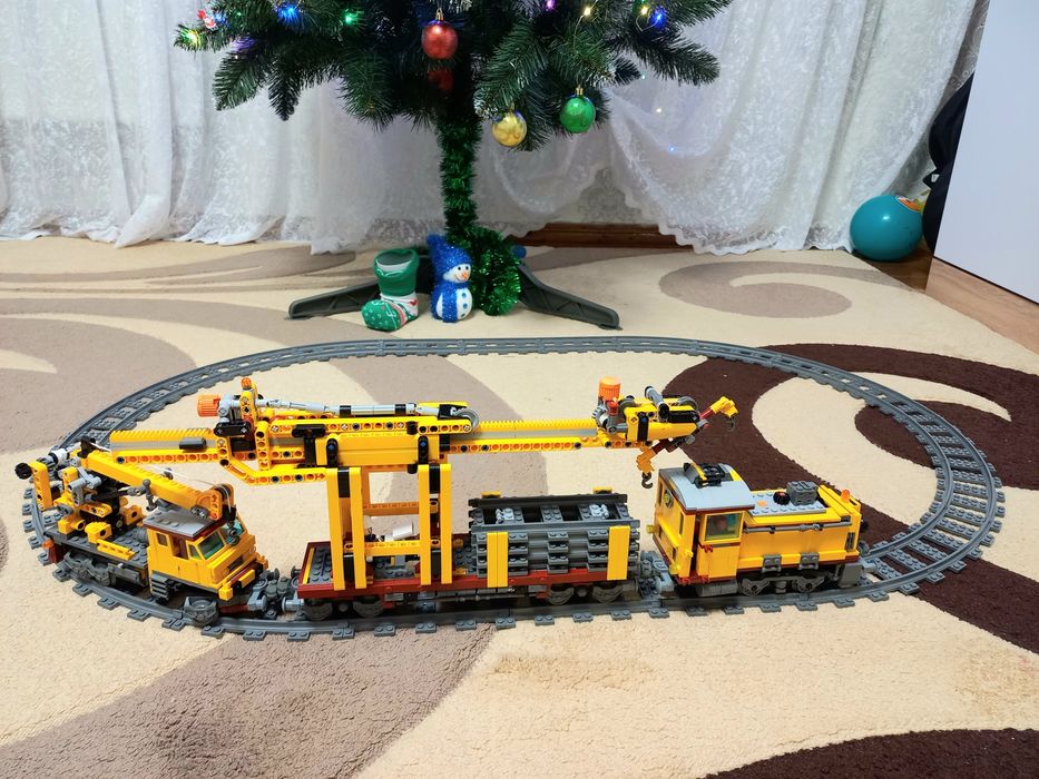 Конструктор KAZI 98253 "Електрический поезд-путеукладчик "