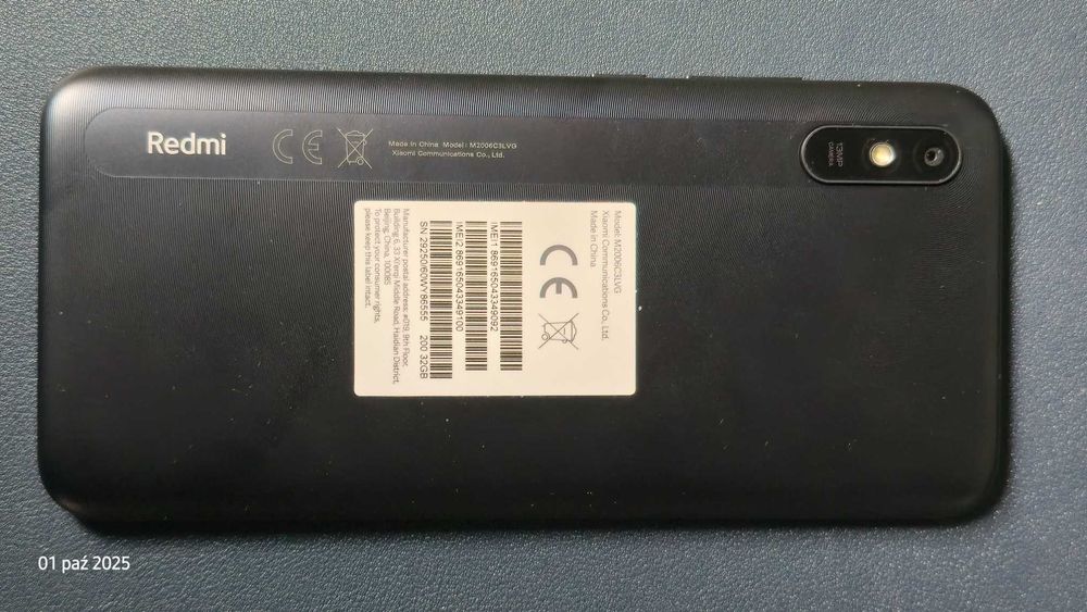 Xiaomi Redmi 9AT 2GB RAM 32GB ROM  Granite grey - nieużywany