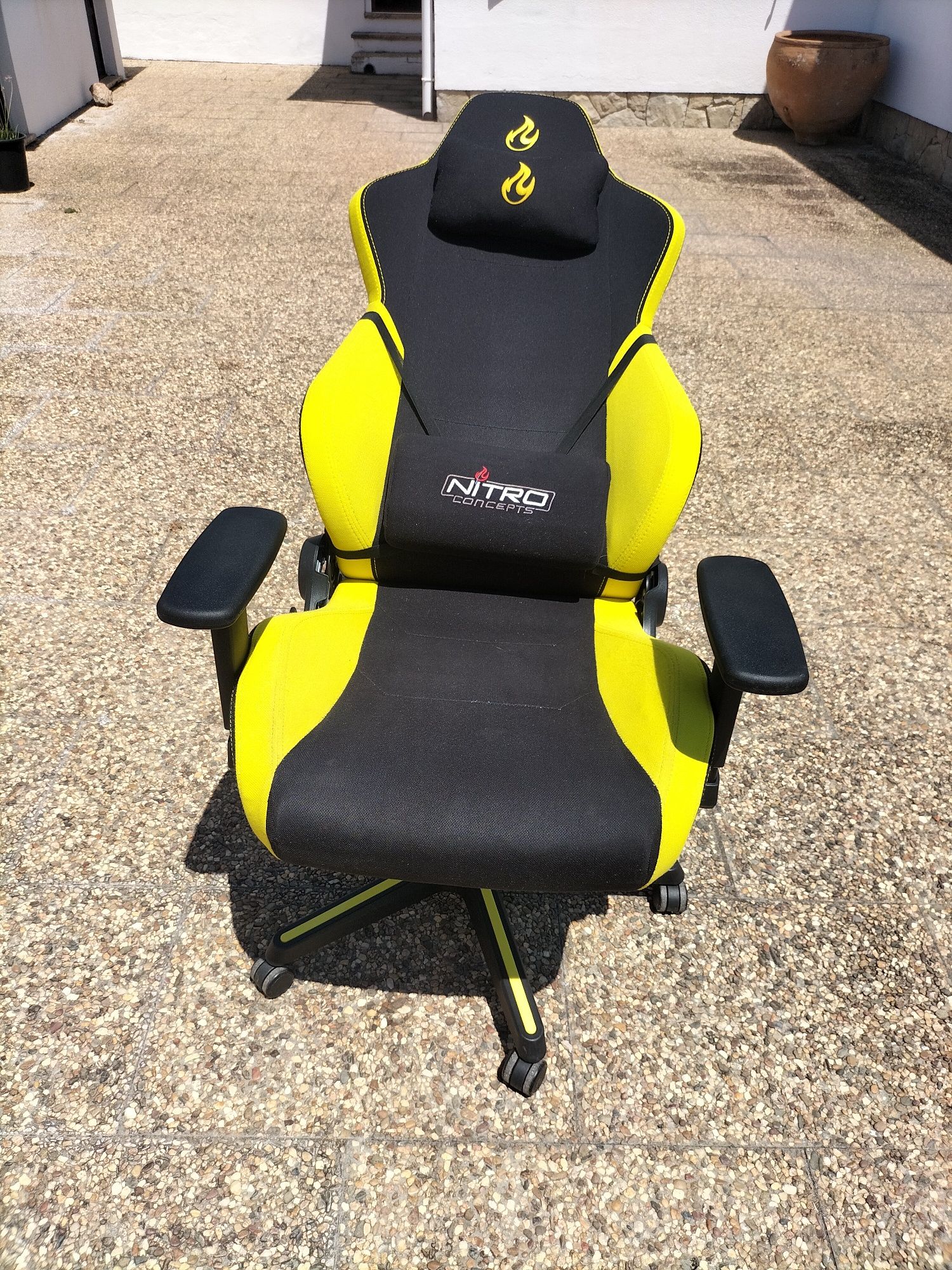 Cadeira gaming Nitro Concepts S300 amarelo astral