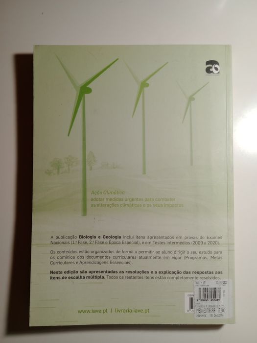 Livro de exame biologia e geologia