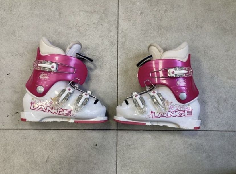 Buty narciarskie Lange dziecięce 19 - 19,5cm wkladka, but 240mm