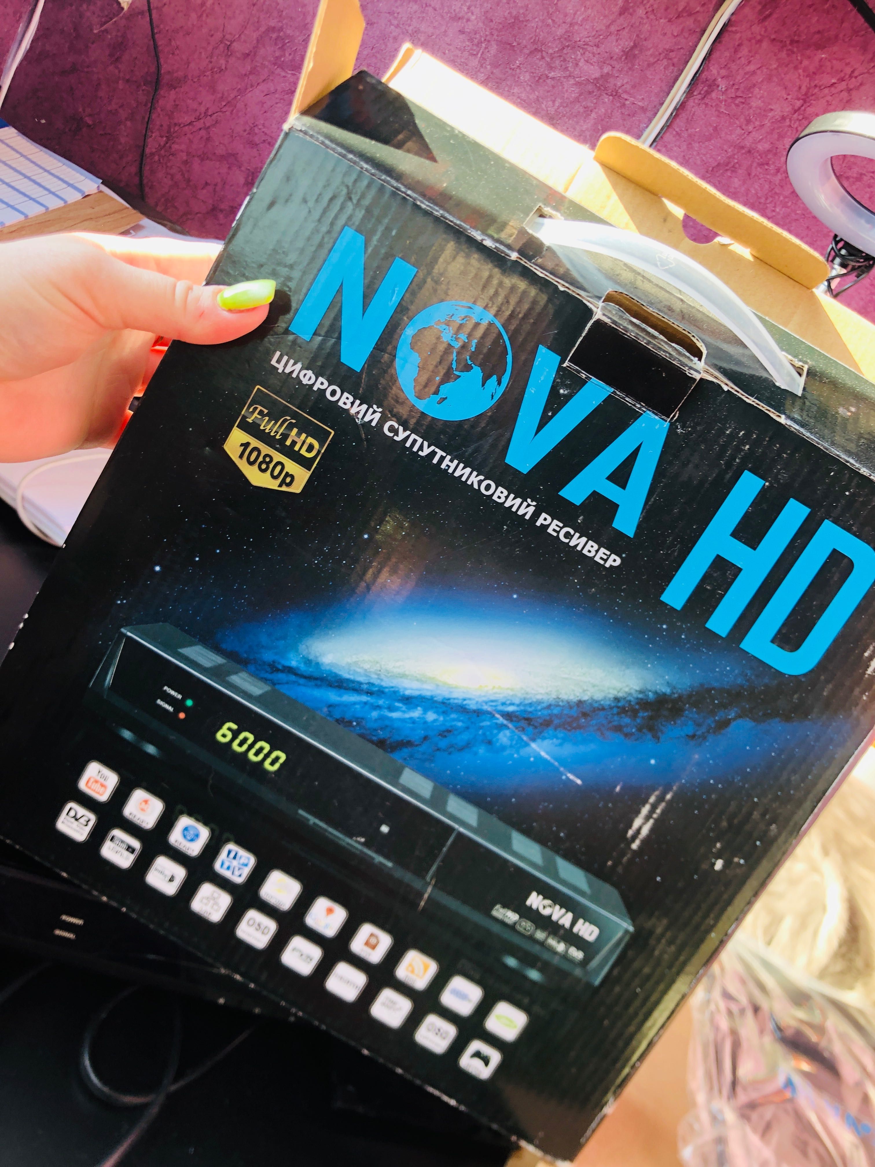 цифровий супутниковий ресивер nova