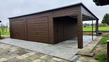 Garaż blaszany profil zamkniety 3x5,3x6,4x5,4x6,5x5,5x6,6x6,6x7,7x6,