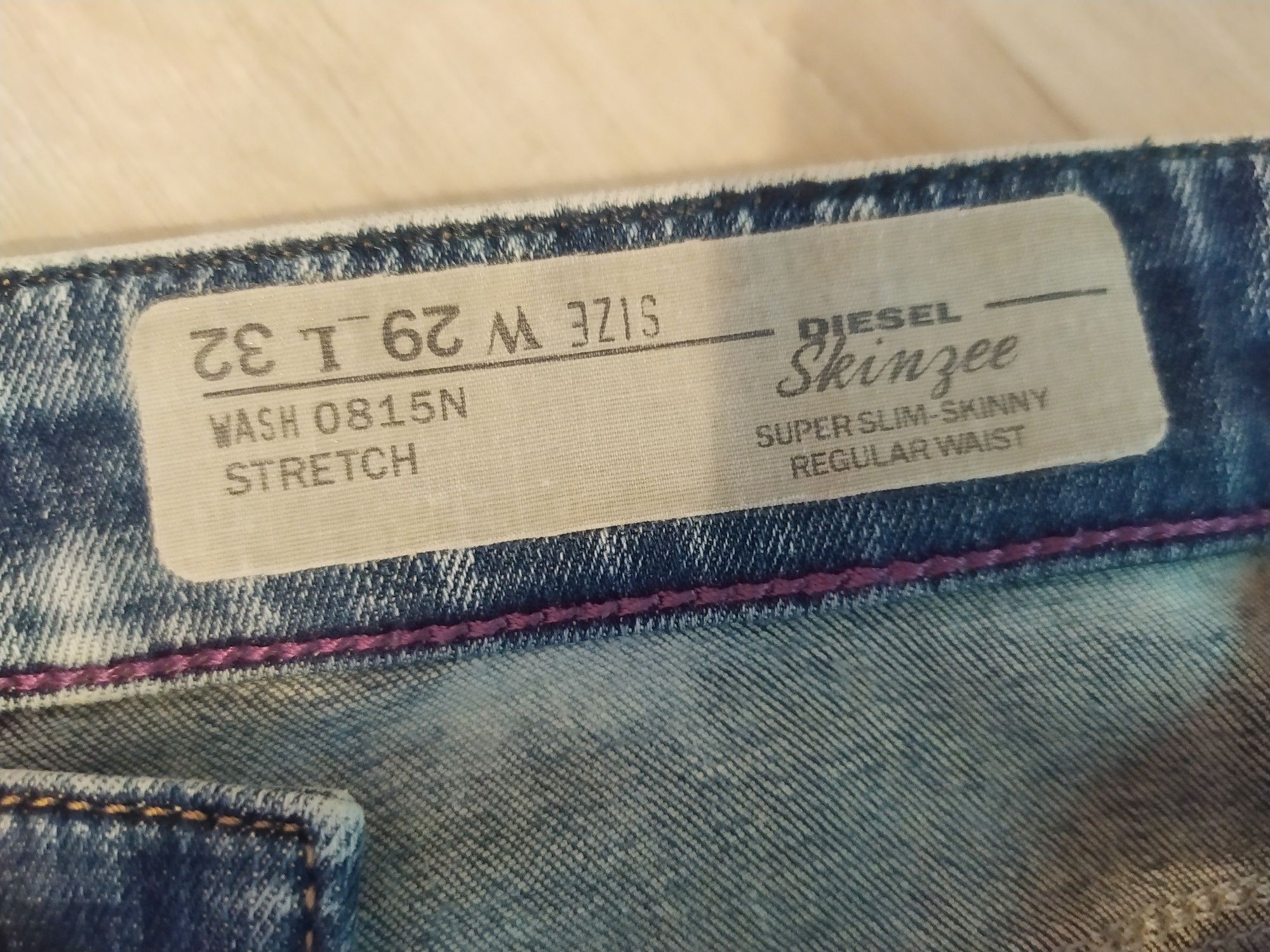 DIESEL XS spodnie jeans W29 L32