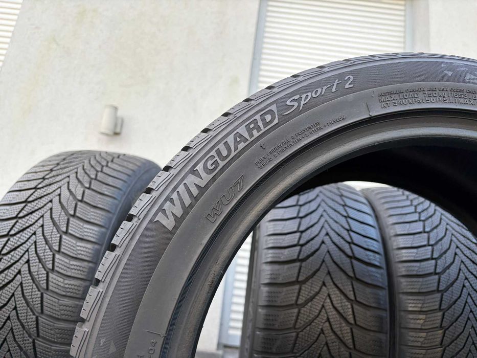 4szt zimowe 235/45R18 Nexen 7,5mm 2022r świetny stan! Z1036 gwarancja