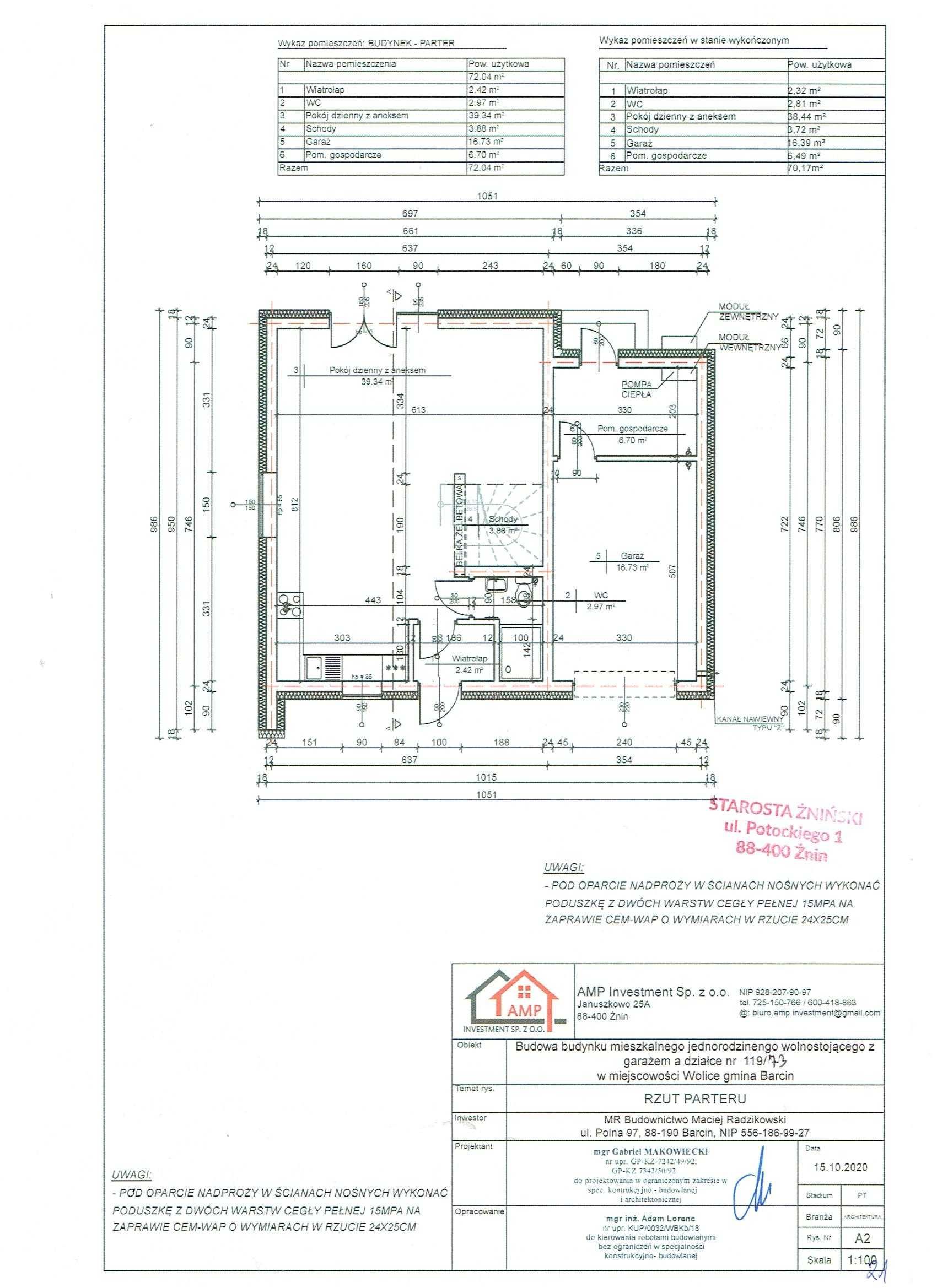 Dom Piętrowy Wolnostojący o pow.121,61m2