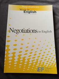 Negotiations in english English First