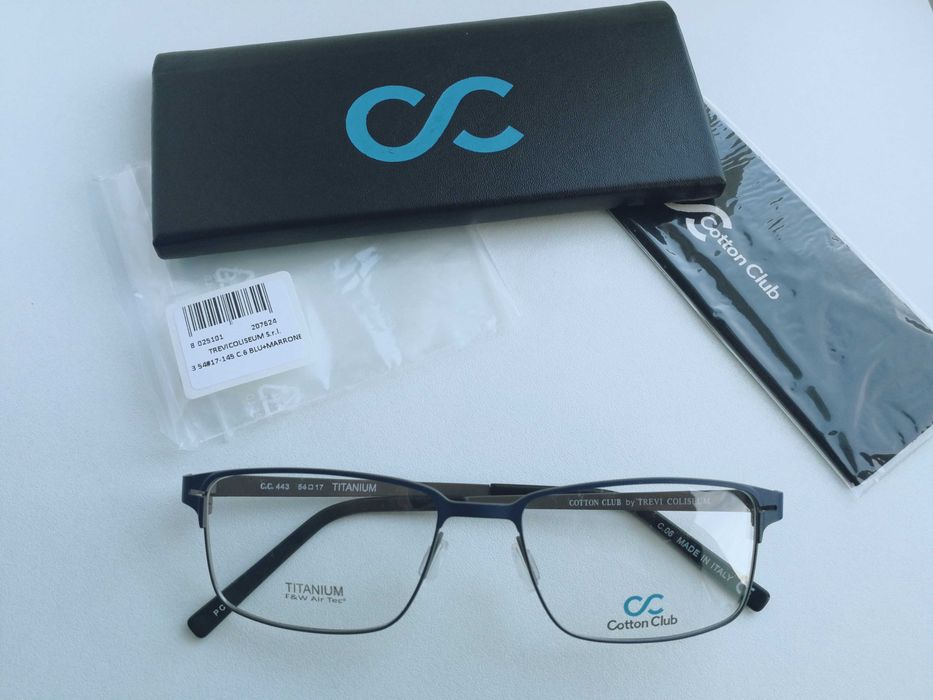 Cotton club TITANIUM Italy чоловіча оправа для окулярів (окуляри очки)