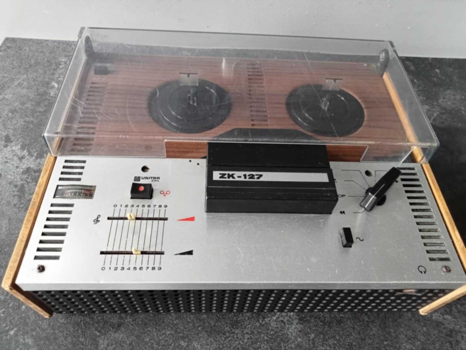 Magnetofon szpulowy Unitra zk-127