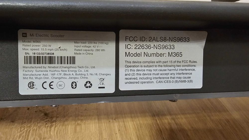 Hulajnoga mi electric scooter m365