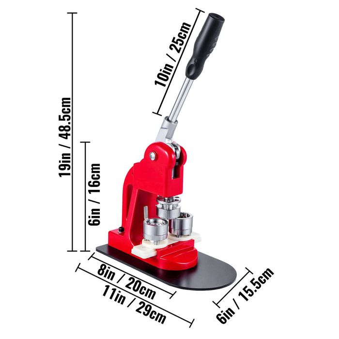 Máquina NOVA de CRACHÁS 25mm + Oferta 100 crachás + X-Acto Círculos