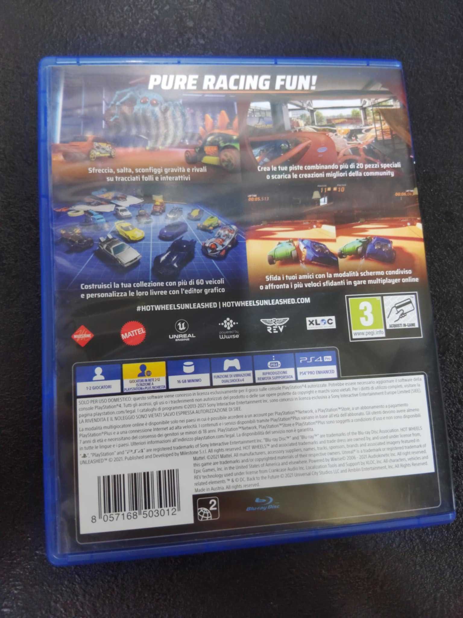 Hot Wheels Unleashed PS4 Polskie napisy są w grze