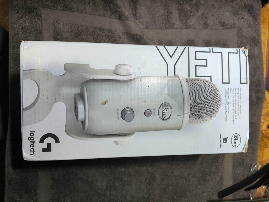 Mikrofon USB Logitech Blue Yeti – Nowy (Po zwrocie)