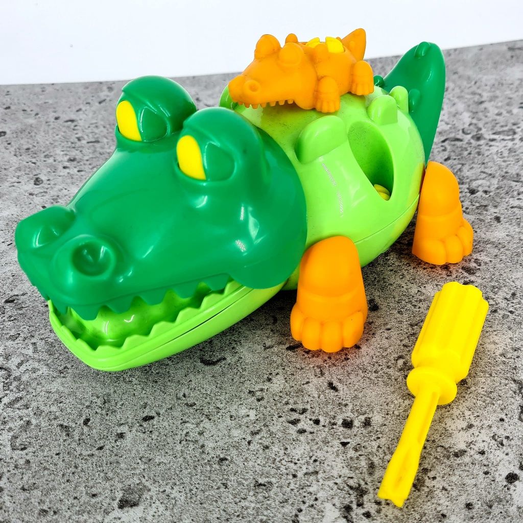 Nowa zabawka dla dzieci Krokodyl do rozkręcania - zabawki