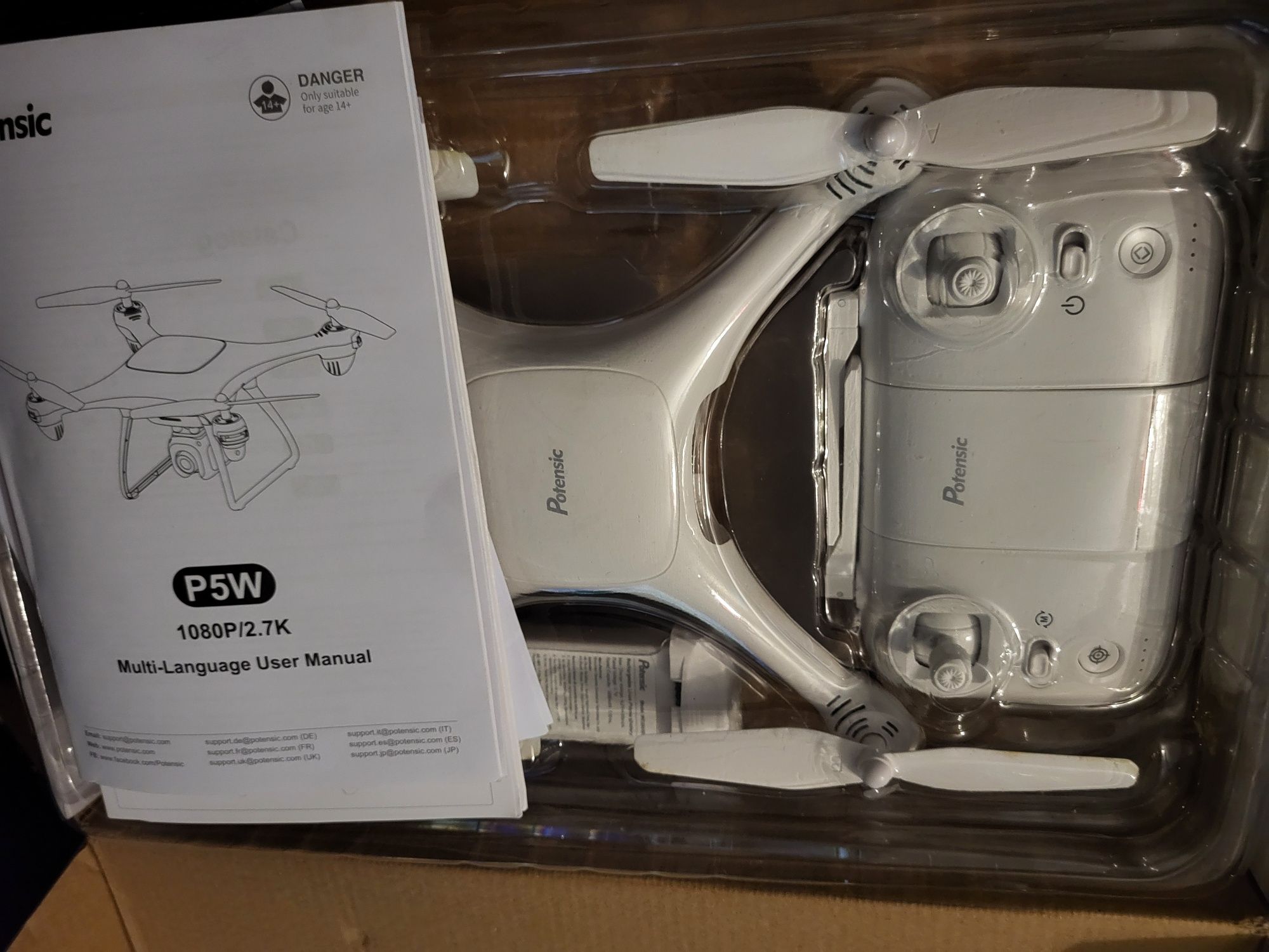 Dron Potensic P5W z kamerą 2,7K R418