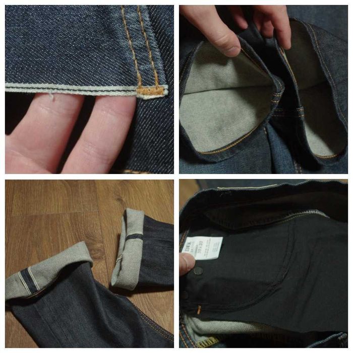 Джинси Edwin Sen black label sk505s selvadge jeans оригінал 32 М розм