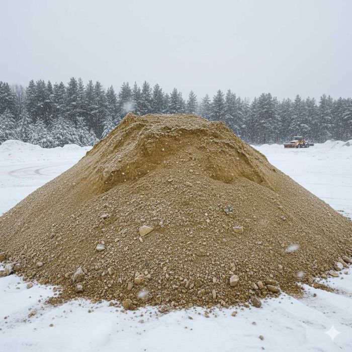Piasek do posypywania ulic i chodników zimą WOREK 25 KG