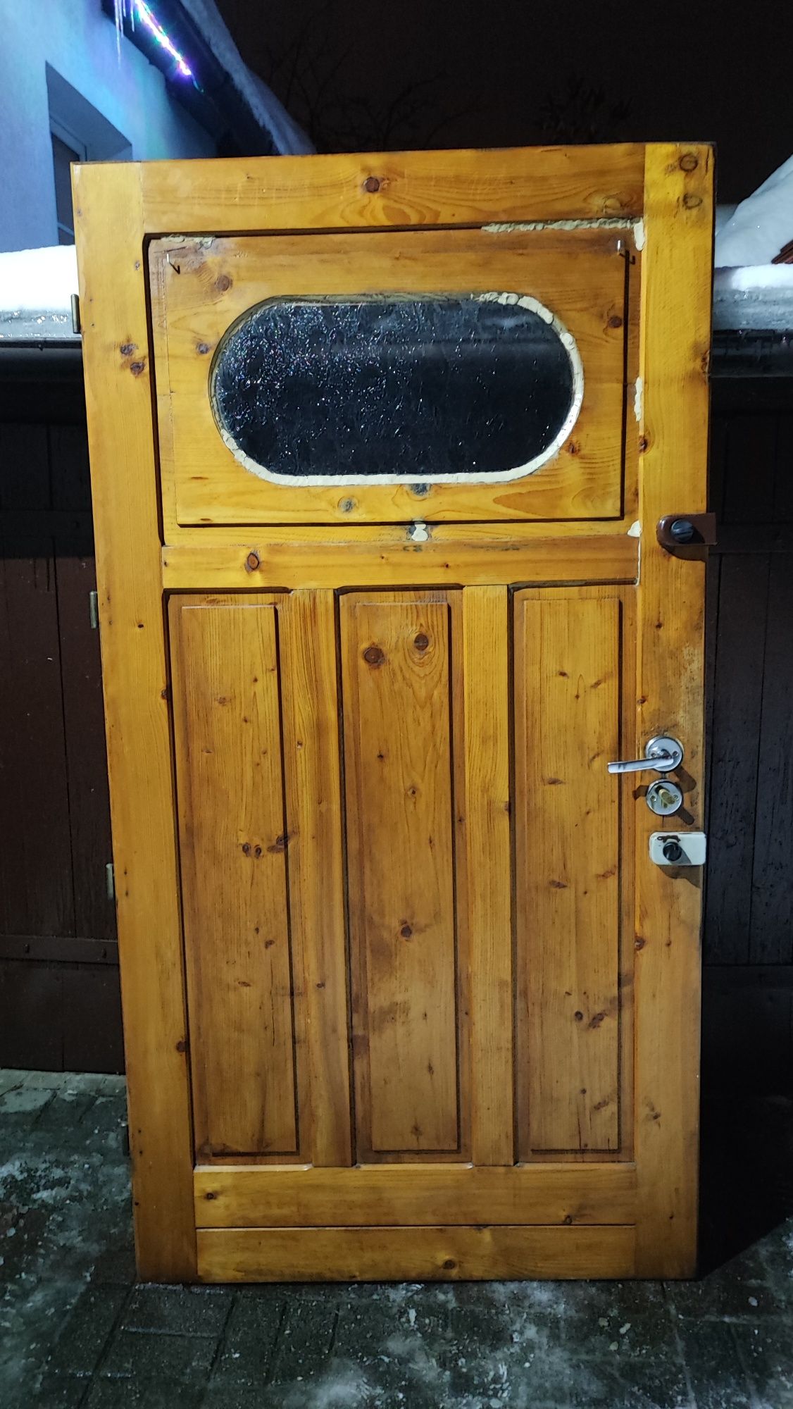 Drzwi drewniane 105x200
