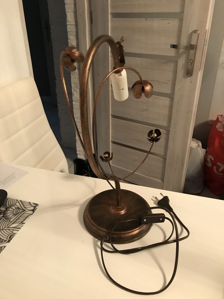 Lampka nocna bez klosza nowa plus klawiatura