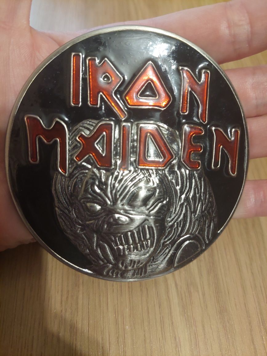 Бляха,пряжка iron maiden