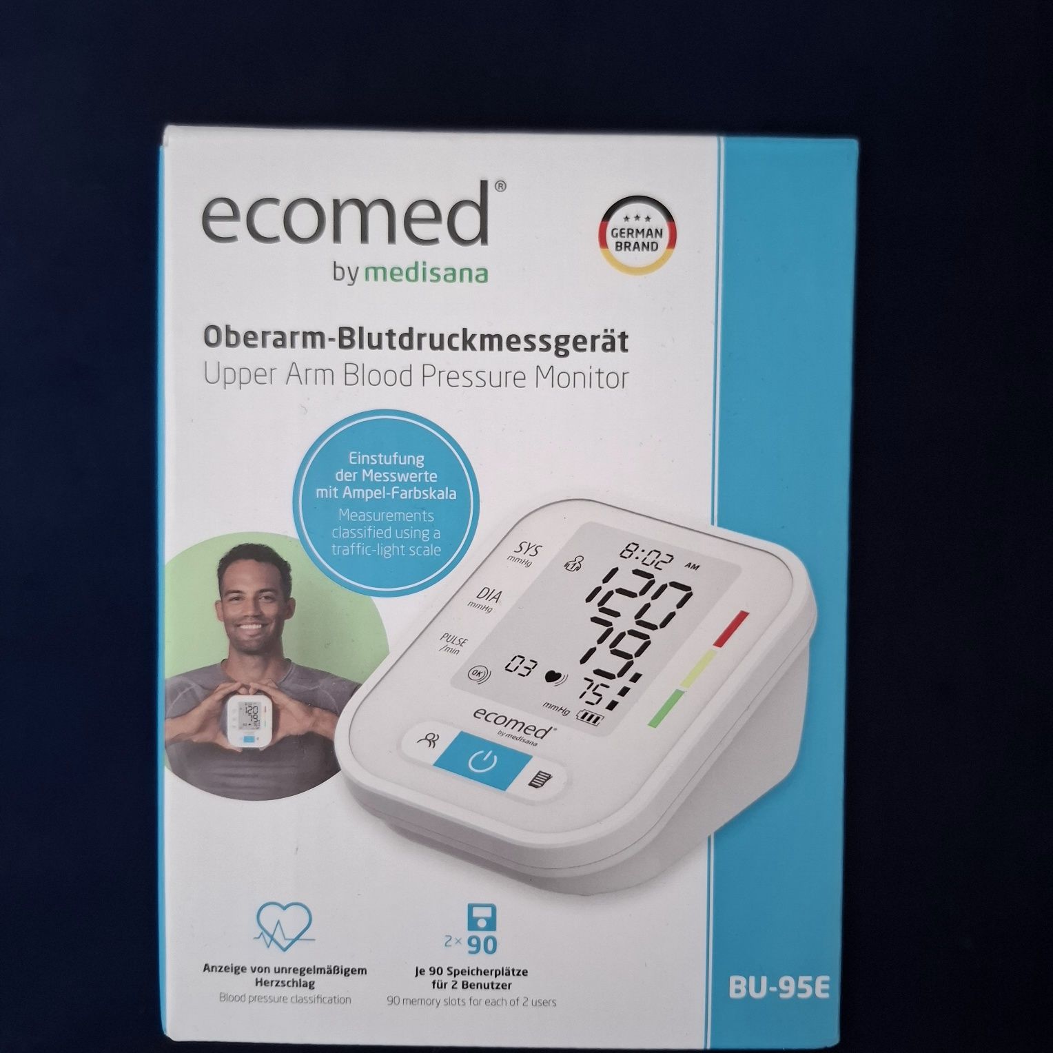 Ciśnieniomierz Ecomed by Medisana BU-95E