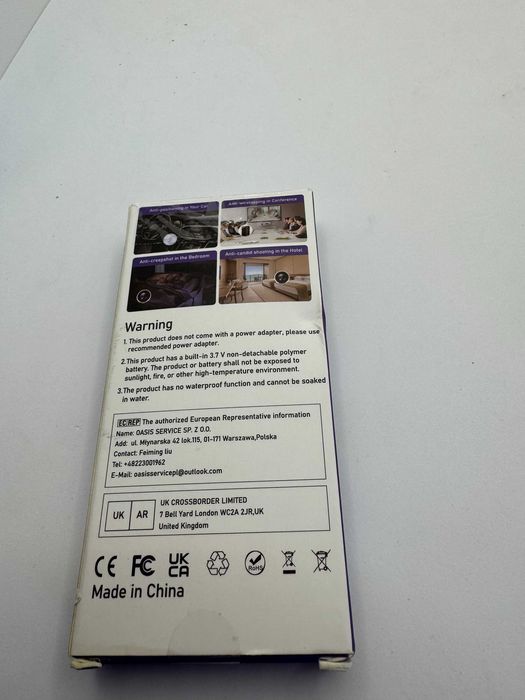 Amorom am-db5 lokalizator ukrytych kamer szpiegowskich gps