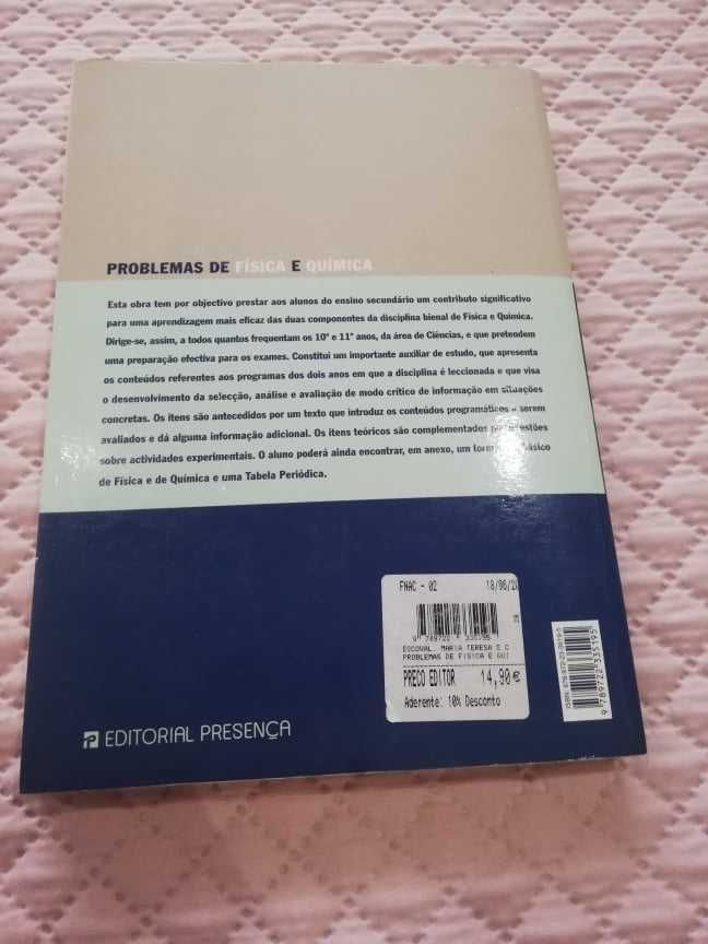 Problemas de física e química 10º/11º anos