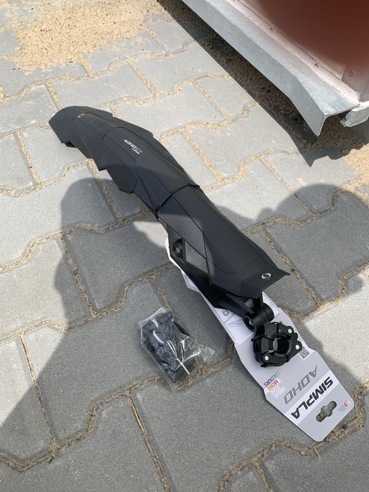 Błotniki rowerowe simpla adhd long 27,5 29” czarne chlapacze zestaw