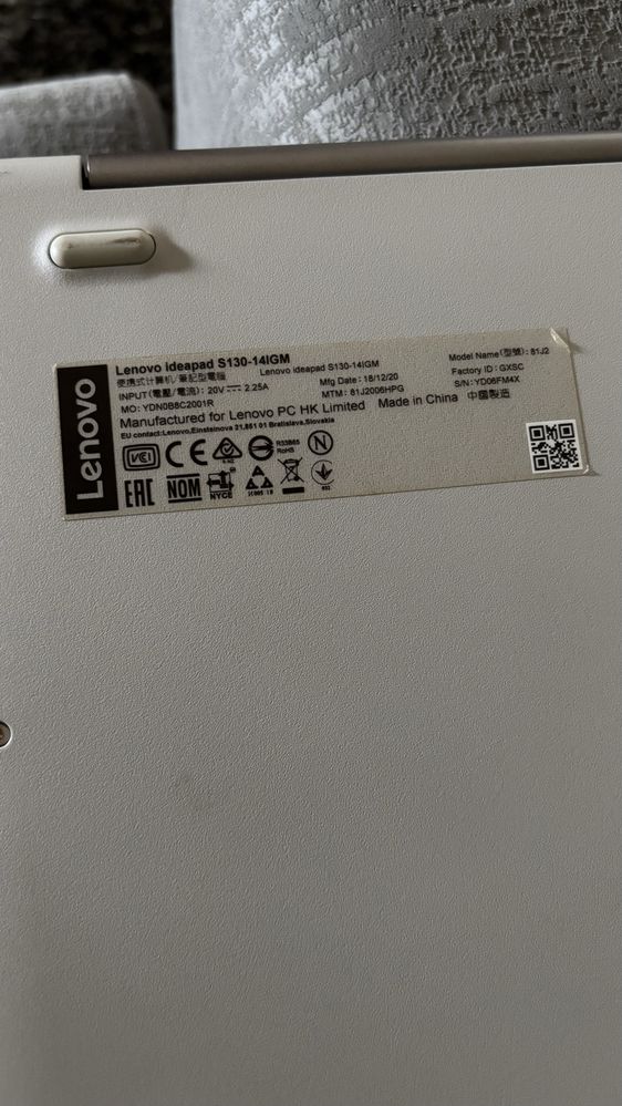 Portatil Lenovo