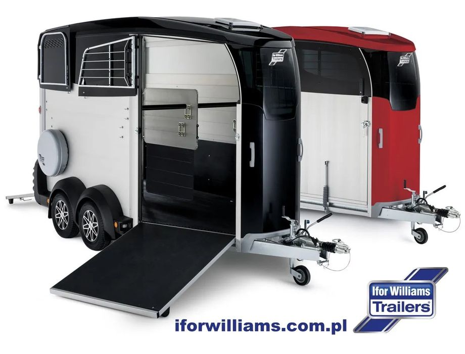 Ifor Williams HBX511  Końska przyczepa IFOR WILLIAMS HBX511 2500DMC - konie, transport