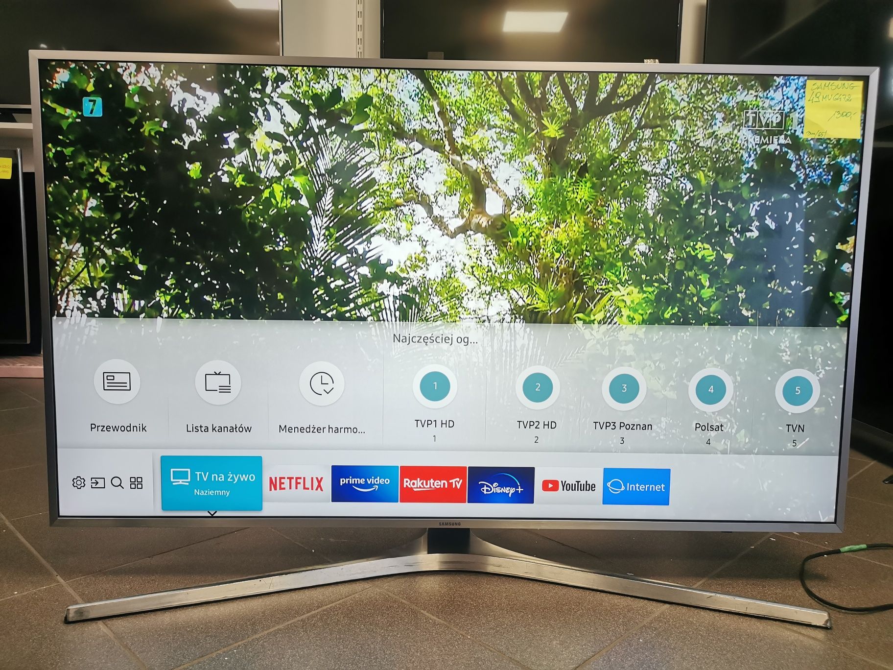 Samsung 49 cali 4k UHD hdr Smart WiFi 49MU6472 gw3m telewizor