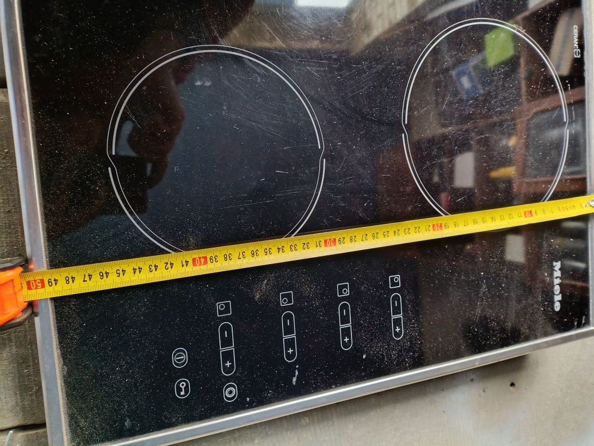 Варочная поверхность индуктивной плиты MIELE km466 400v 5.9 kw