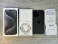 Apple iPhone 15 Pro Max - 256GB - Black Titanium Neverlock 97% АКУМ